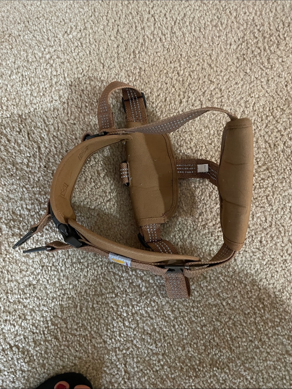 Carhartt Tan Padded No-Pull Dog Harness